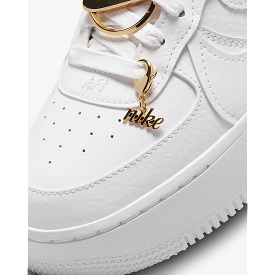 Nike Air Force 1 Low Wmns PLT.AF.ORM White/Metallic Gold