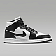 Air Jordan 1 Mid Panda White/White/Black