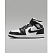 Air Jordan 1 Mid Panda White/White/Black