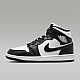 Air Jordan 1 Mid Panda White/White/Black