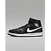 Air Jordan 1 Mid Black/Black/White