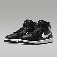 Air Jordan 1 Mid Black/Black/White