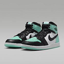 Air Jordan 1 Retro High OG White/Green Glow/Black