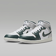 Air Jordan 1 Mid SE "White/Sail/Neutral Grey/Oxidised Green"