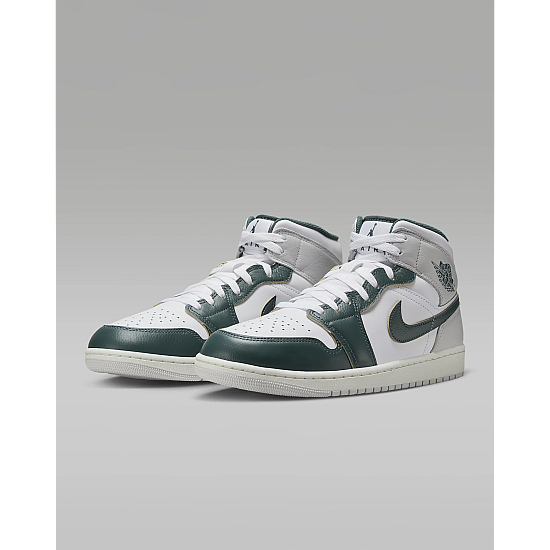 Air Jordan 1 Mid SE "White/Sail/Neutral Grey/Oxidised Green"