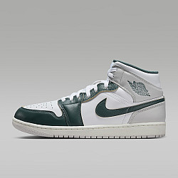 Air Jordan 1 Mid SE "White/Sail/Neutral Grey/Oxidised Green"