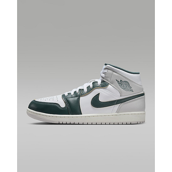 Air Jordan 1 Mid SE "White/Sail/Neutral Grey/Oxidised Green"