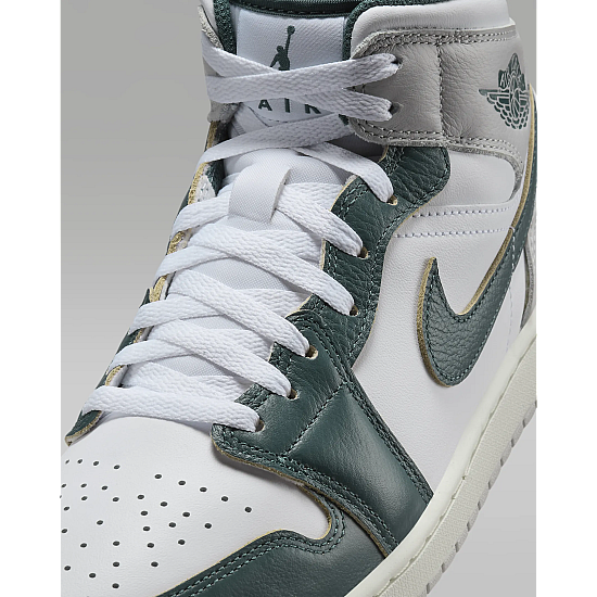 Air Jordan 1 Mid SE "White/Sail/Neutral Grey/Oxidised Green"