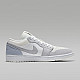 Air Jordan 1 Low "White/Football Grey"