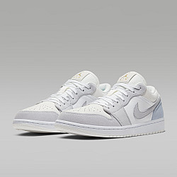 Air Jordan 1 Low "White/Football Grey"