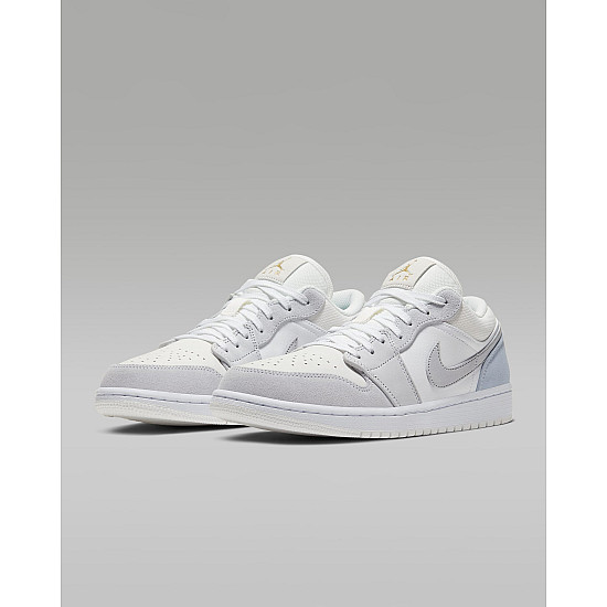 Air Jordan 1 Low "White/Football Grey"