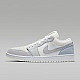 Air Jordan 1 Low "White/Football Grey"