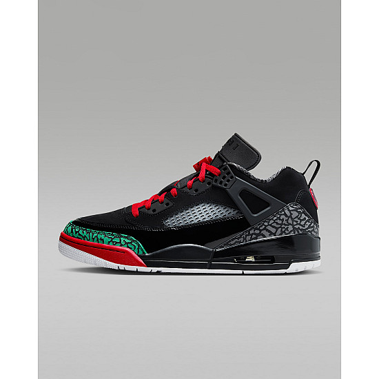 Jordan Spizike Low Black/Classic Green/White/Varsity Red