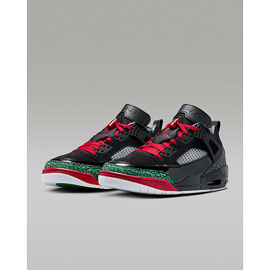 Jordan Spizike Low Black/Classic Green/White/Varsity Red