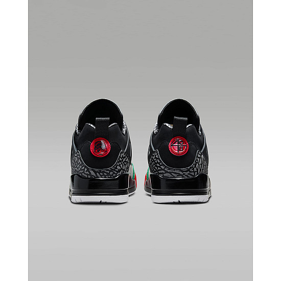 Jordan Spizike Low Black/Classic Green/White/Varsity Red