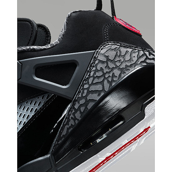Jordan Spizike Low Black/Classic Green/White/Varsity Red