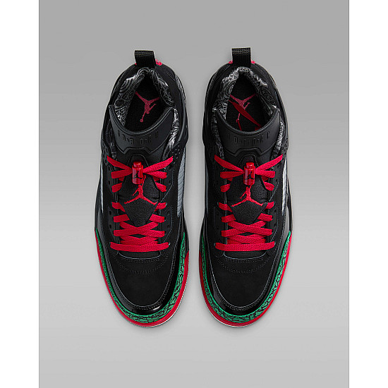 Jordan Spizike Low Black/Classic Green/White/Varsity Red