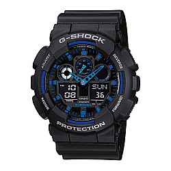 G-Shock watch GNT ANADIG PU BLK BLU