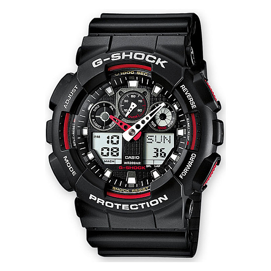 G-Shock watch GNT ANADIG PU BLK RED