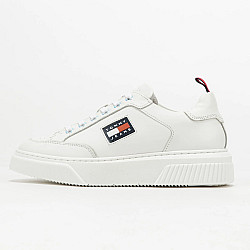 Tommy Jeans Elevated Leather Cupsole White