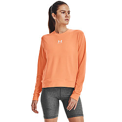 Under Armour Rival Terry CREW Blouse Orange