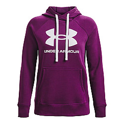 Under Armour Rival Fleece LOGO Hoodie Purple