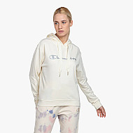 Champion Lady CL Label Hoodie White
