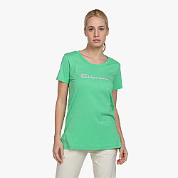 Champion Lady Logo T-Shirt Green