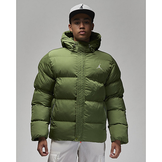 Geaca Jordan Essentials Puffer Sky J Light Olive/Sail