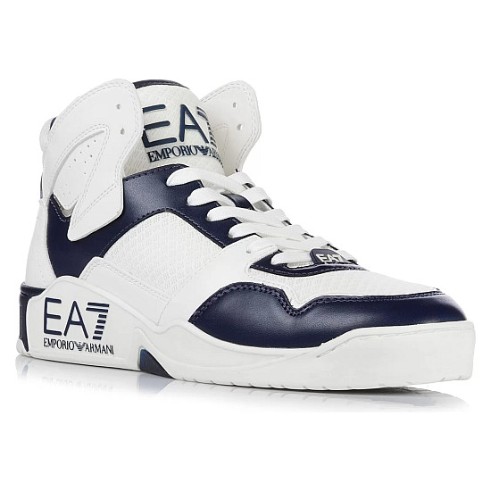 Emporio Armani EA7 Basket Mid White