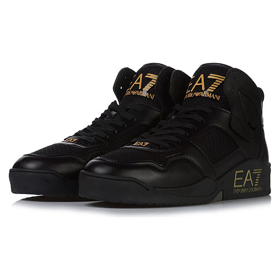 Emporio Armani EA7 Basket Mid Summer Black