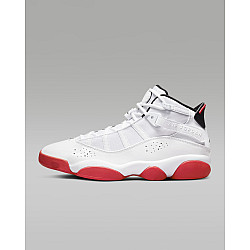 Jordan 6 Rings White/University Red